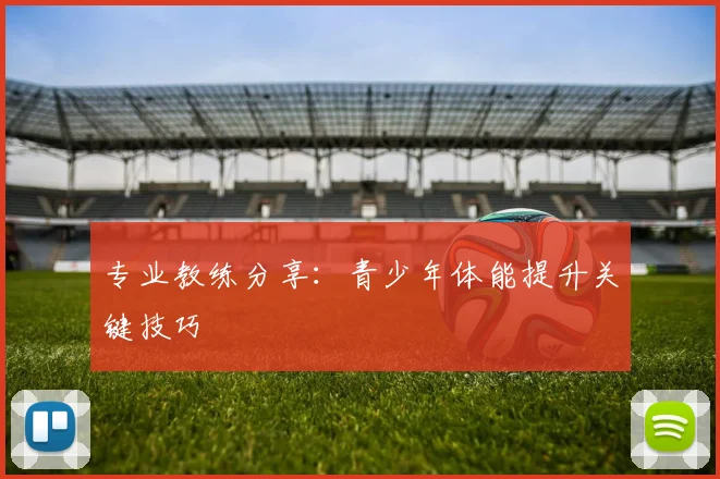 专业教练分享:青少年体能提升关键技巧